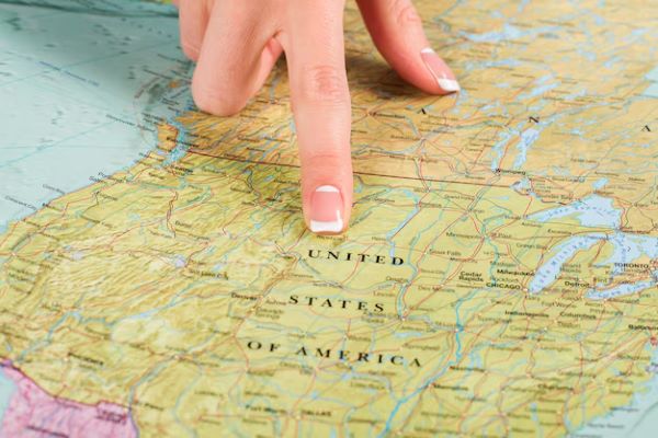 USA Territory map USA Territory map